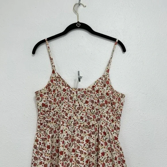 Old Navy Cami Garden Floral Babydoll Garden Midi Dress Cottagecore Feminine Sz M - Picture 8 of 12